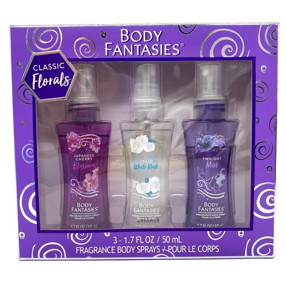 Body Fantasies Classic Florals Fragrance Box Gift Set